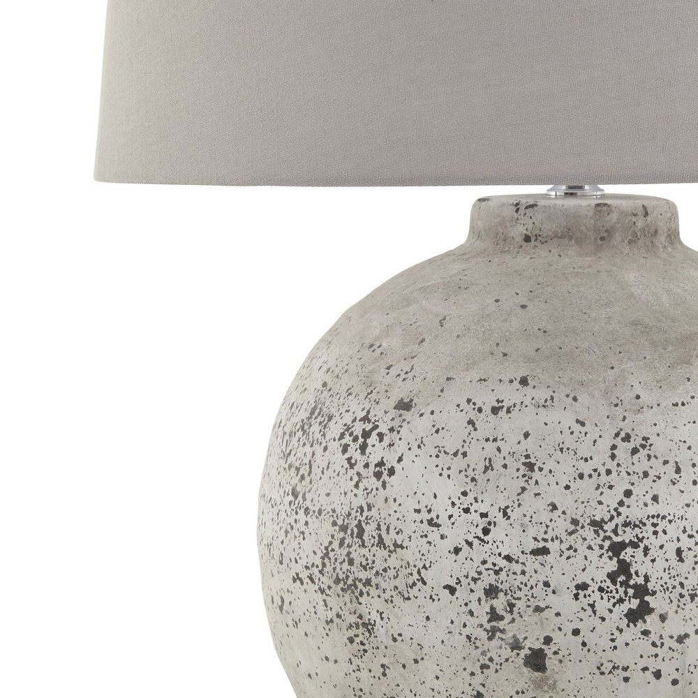 Hill Interiors Tiber Large Stone Ceramic Lamp