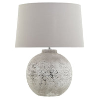 Hill Interiors Tiber Large Stone Ceramic Lamp