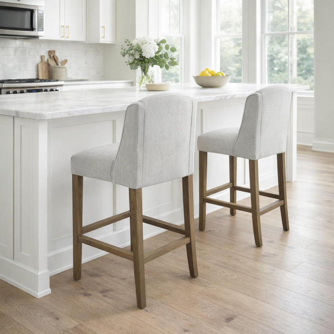 Compton Bar Stool - Grey