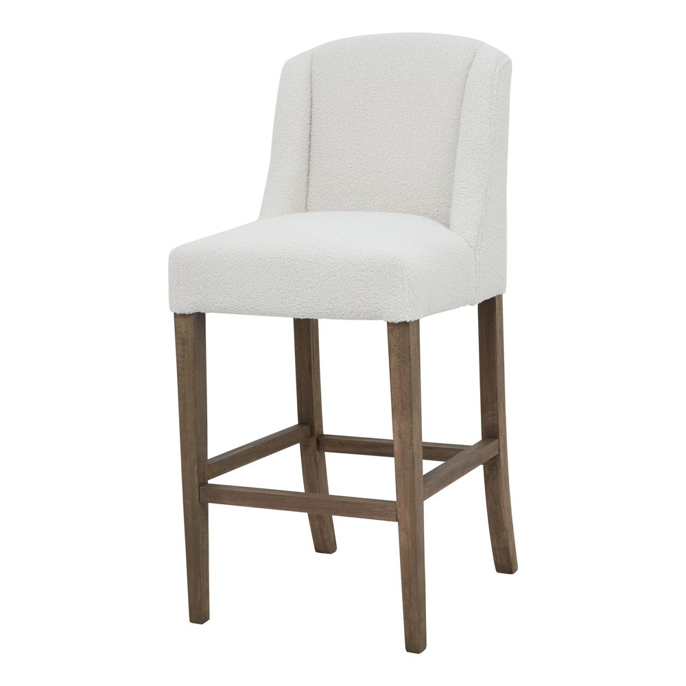 Hill Interiors Compton Boucle Barstool