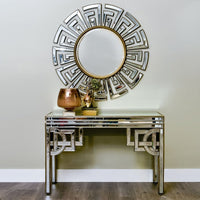 Libra Interiors Claridge Deco Mirrored Console Table