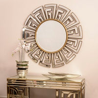 Libra Interiors Claridge Deco Mirrored Console Table