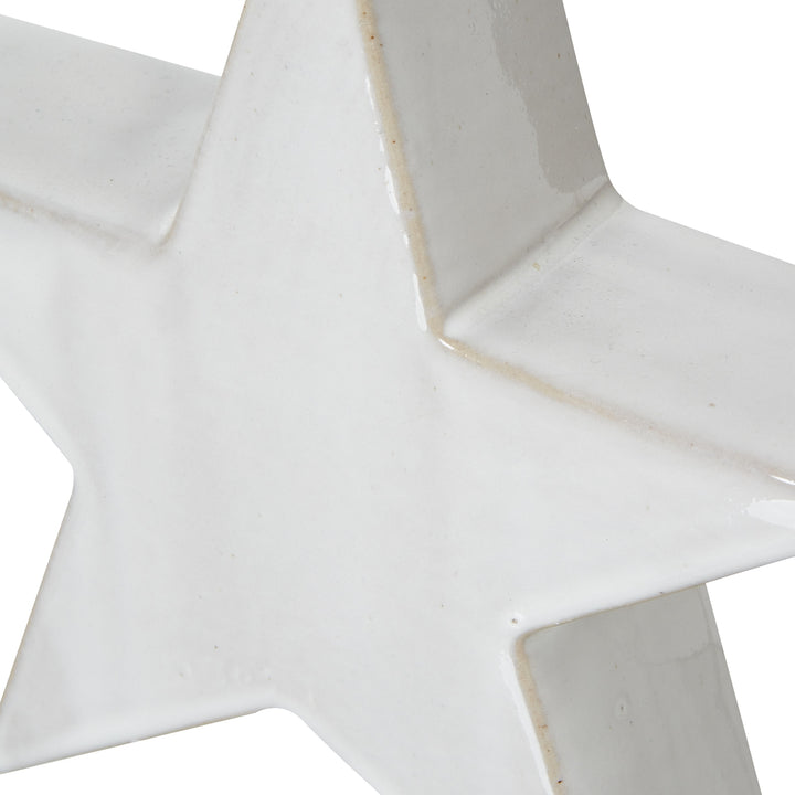 Ceramic Standing Star Decoration Hill 12