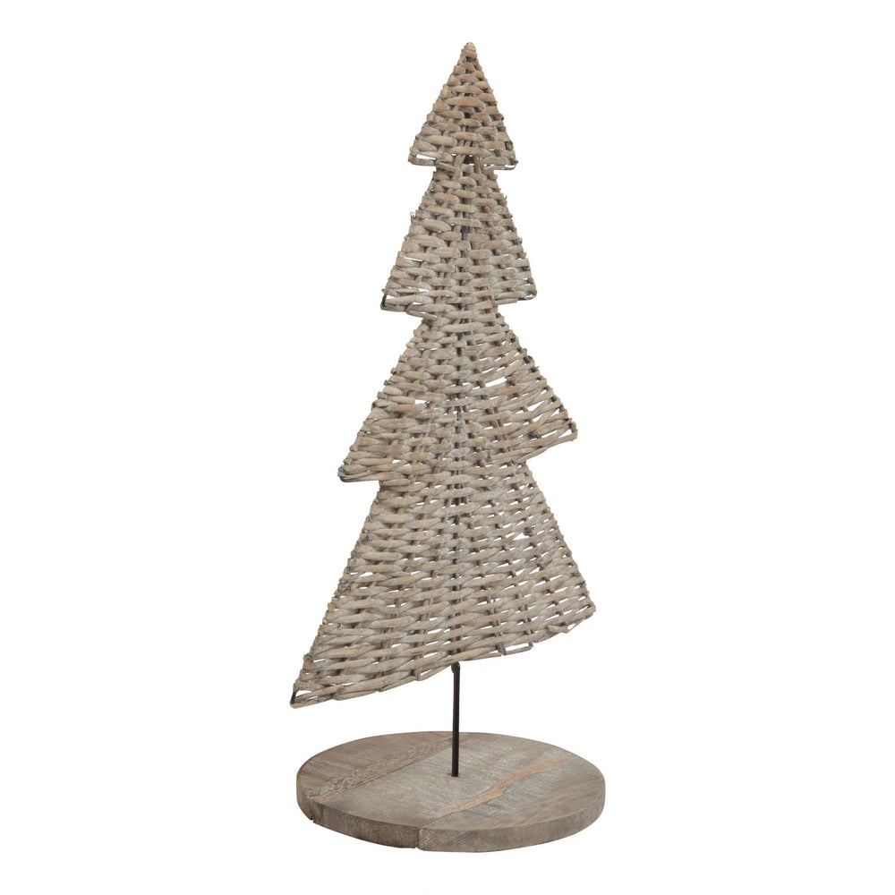 Wicker Tree Ornament Hill 2