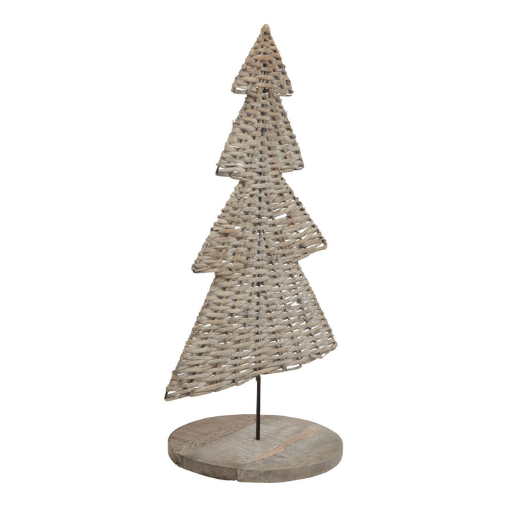 Wicker Tree Ornament Hill 2