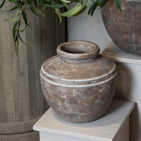 Hill Interiors Siena Brown Water Pot