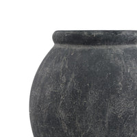 Hill Interiors Amalfi Grey Jar Shaped Planter