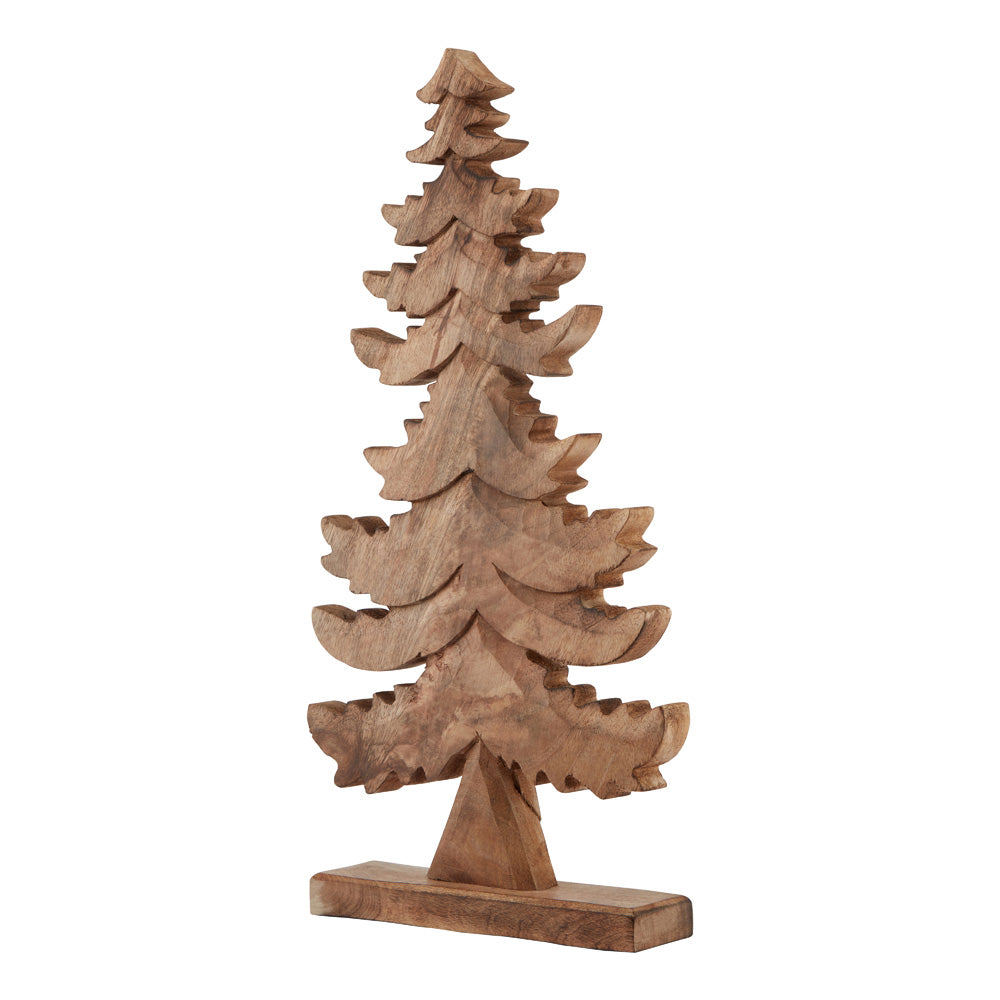 Hill Interiors Natural Wooden Christmas Tree - Large