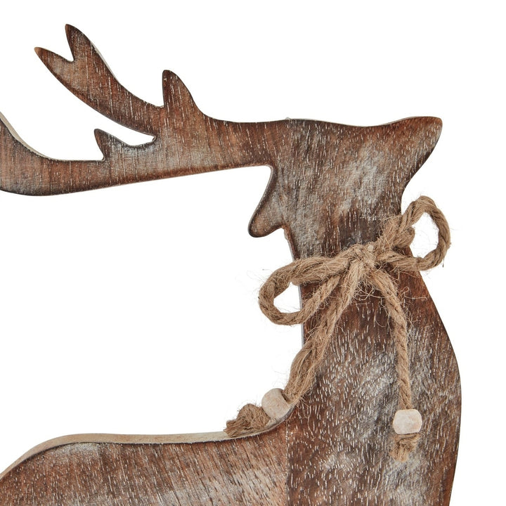 Wooden Reindeer Decoration Hill 3