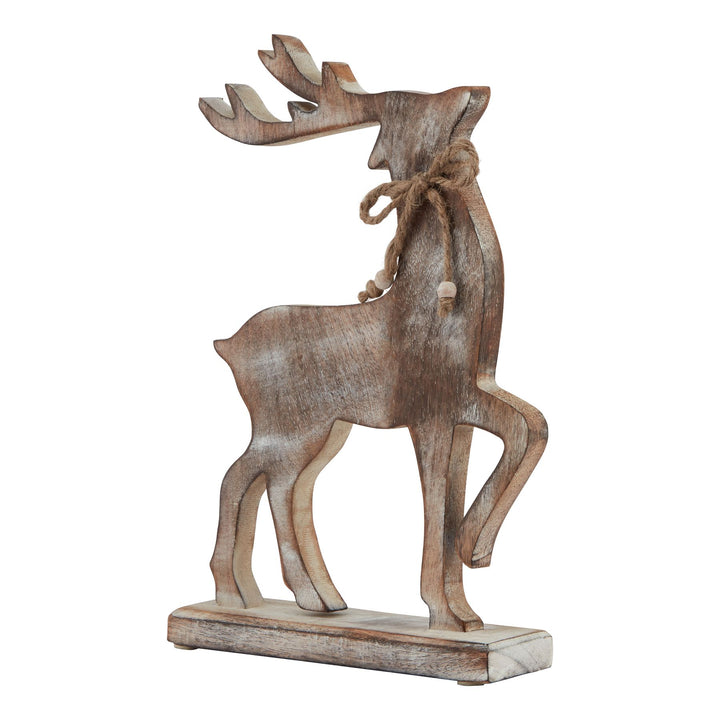 Wooden Reindeer Decoration Hill 1