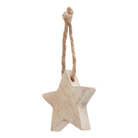 Hill Interiors Wooden Star Hanging Decorations - Pack of 90