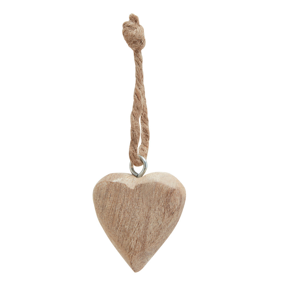 Hill Interiors Wooden Heart Hanging Decorations - Pack of 90