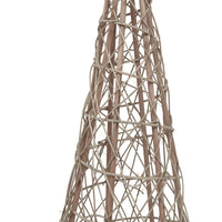 Hill Interiors LED Wicker Christmas Tree With Star - Large