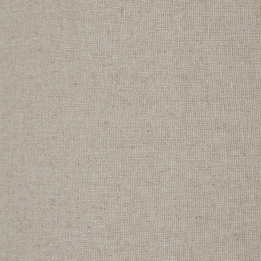 Squat Beaded Ceramic Lamp with Linen Shade - White Hill 4