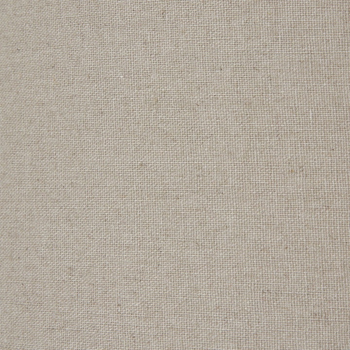 Squat Beaded Ceramic Lamp with Linen Shade - White Hill 4
