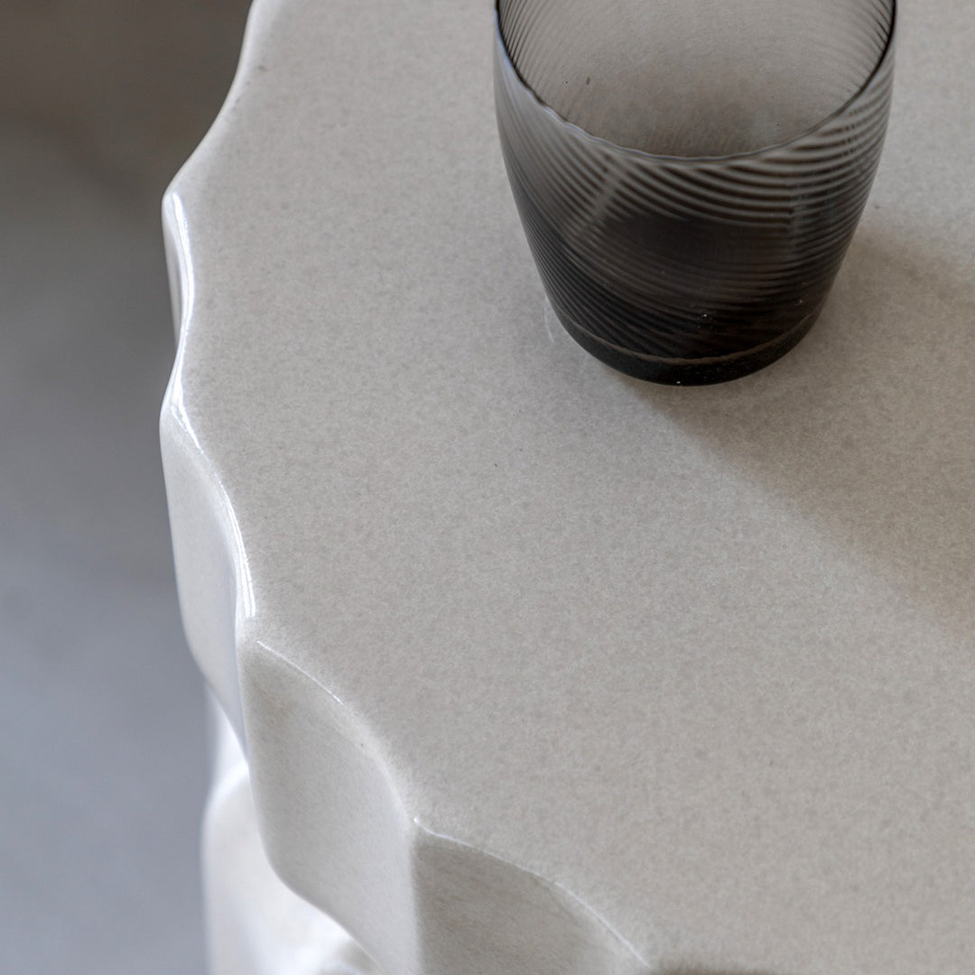 Cirella Side Table - Cream