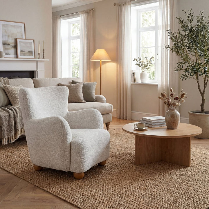 Hui Large Arm Chair - Greige
