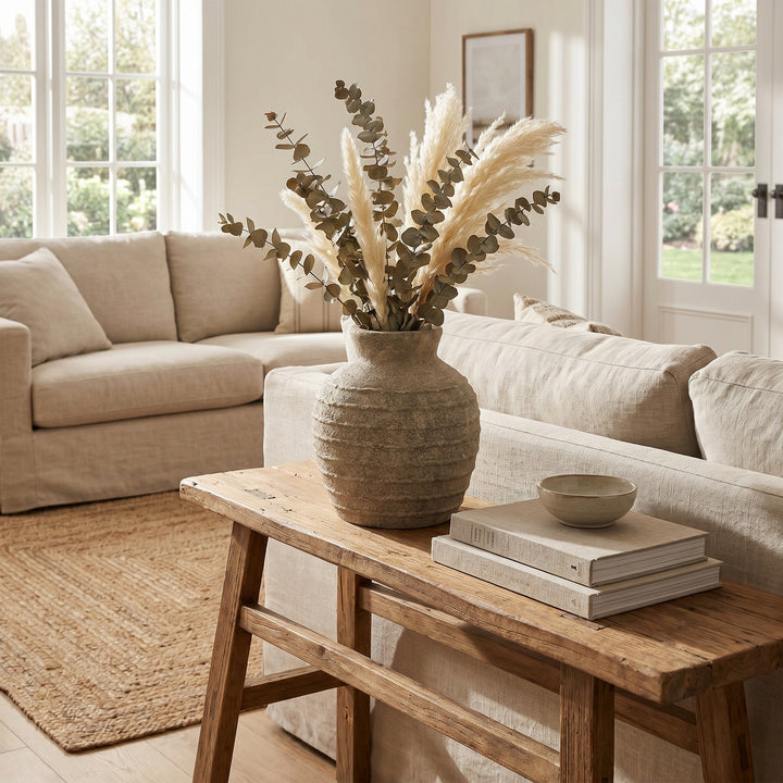 Large Tuscan Vase - Grey
