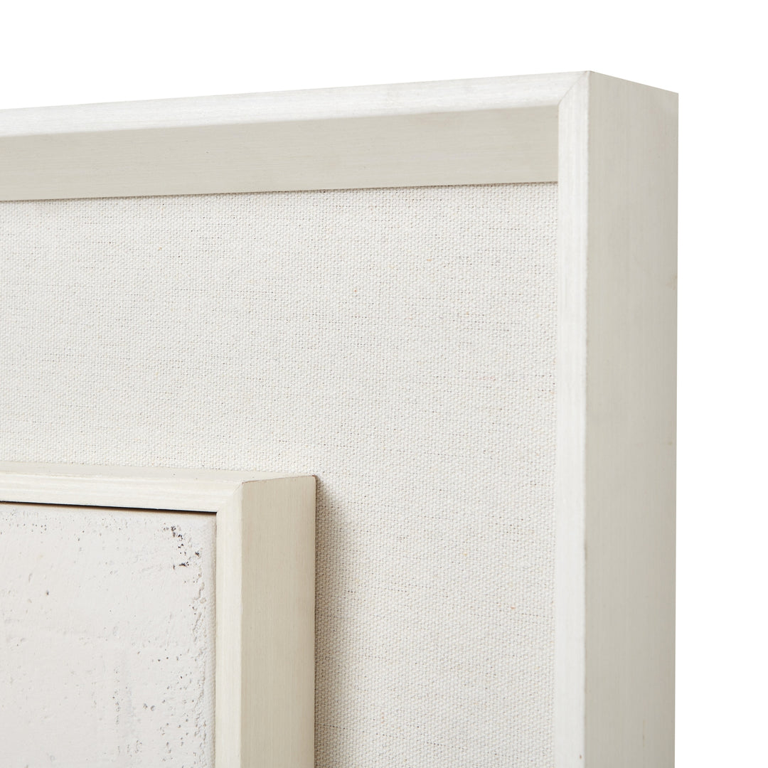 Dolce Dapple Leaf Framed Painting on Canvas - Brown Hill 5