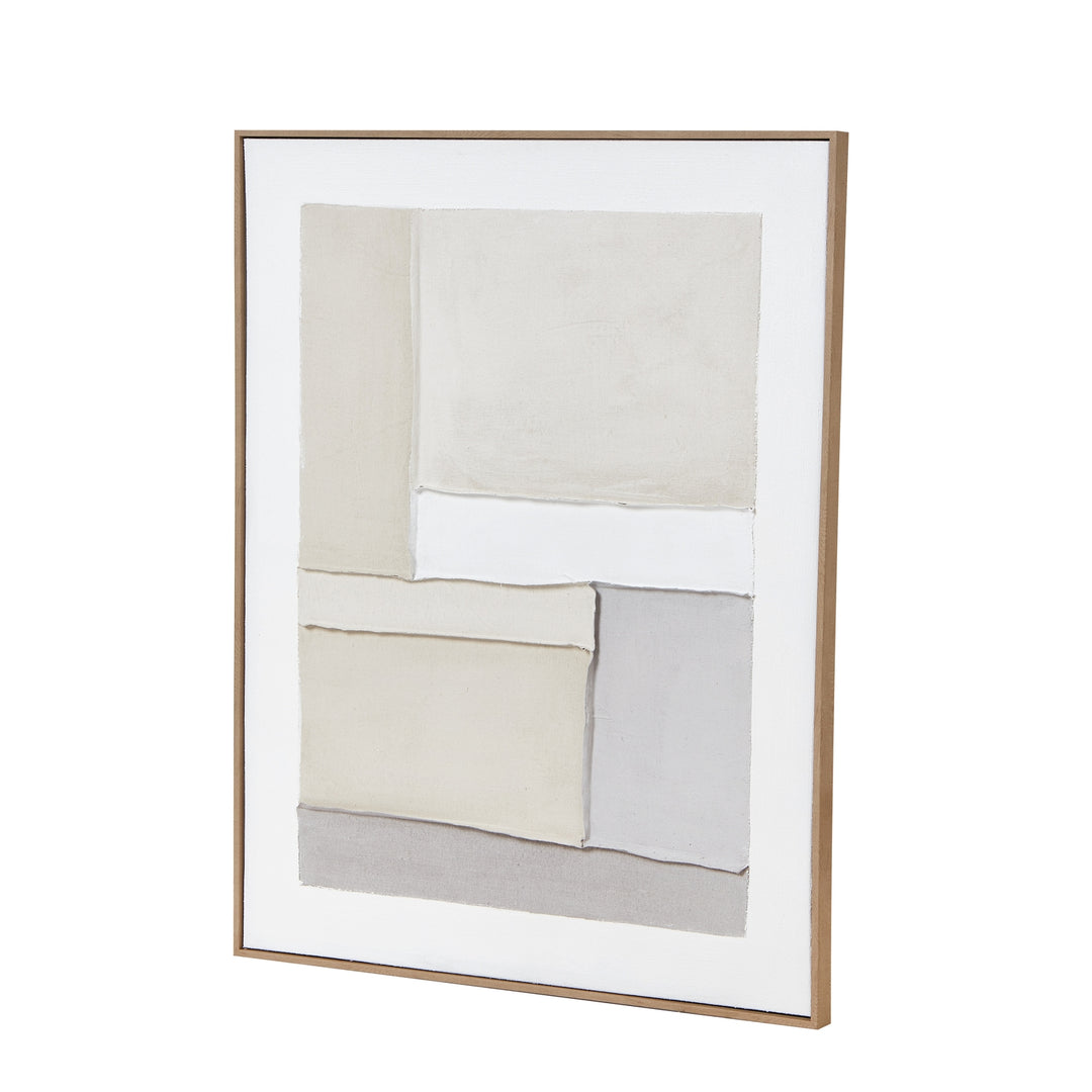 Contempo Alpha Framed Canvas Painting