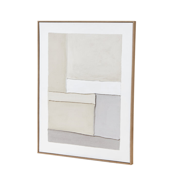 Contempo Alpha Framed Canvas Painting
