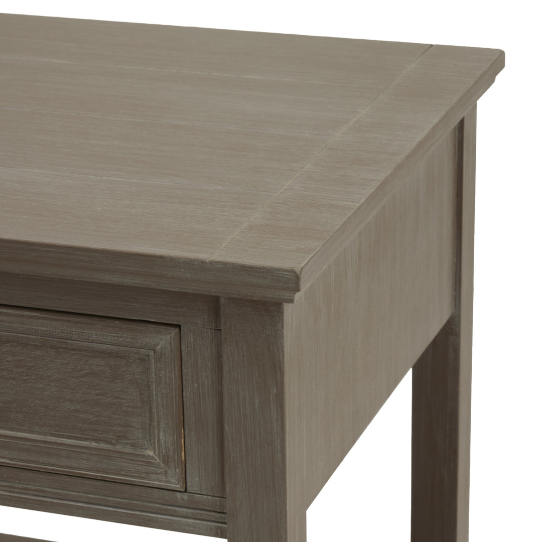 The Serene Collection 1 Drawer Side Table - Grey Hill 5