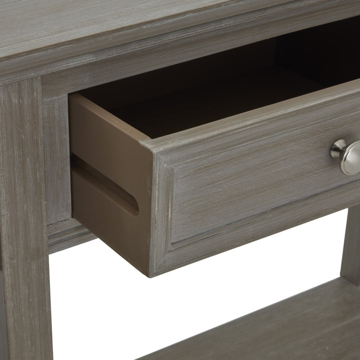 The Serene Collection 4 Drawer Console Table - Grey