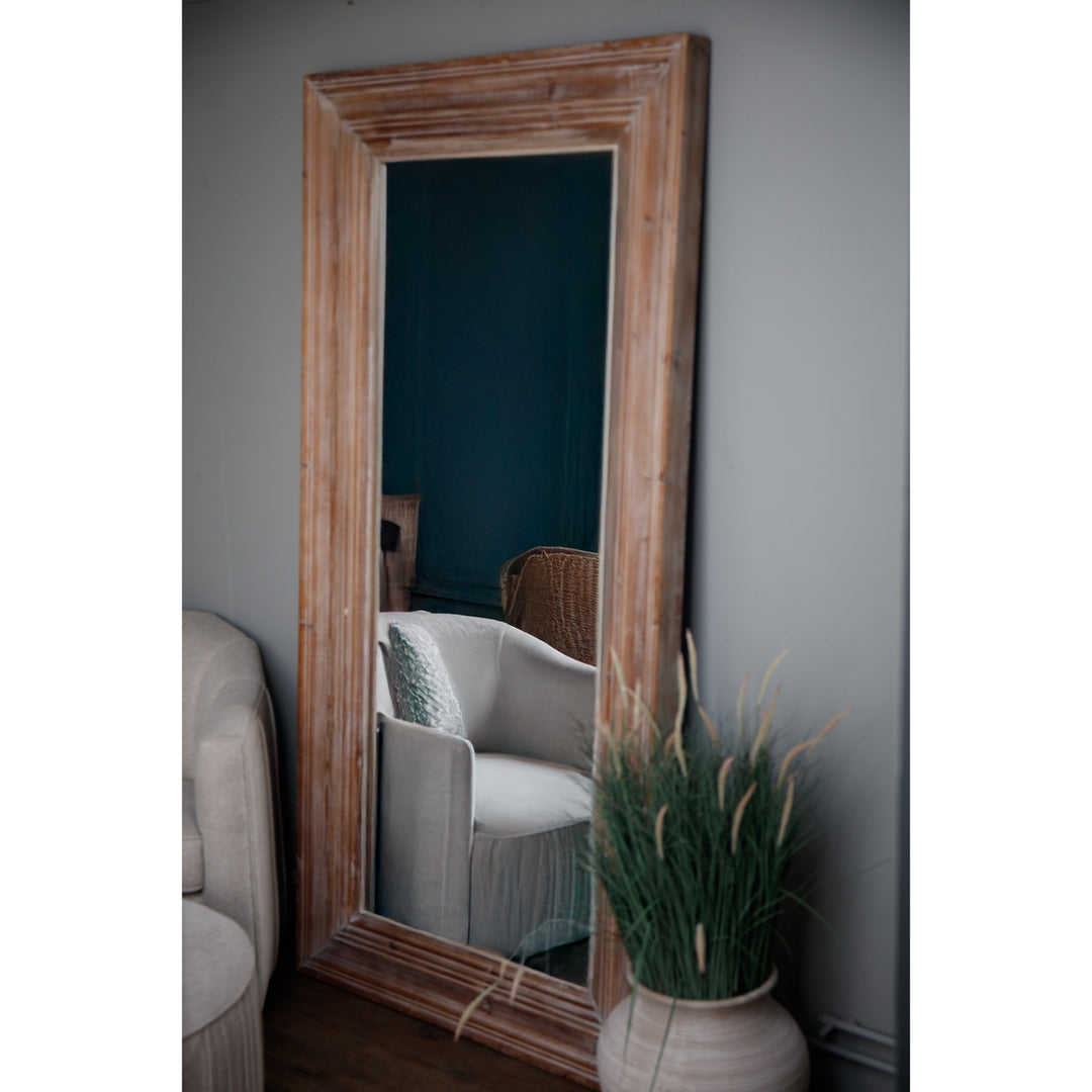 Newby Washed Wood Large Mirror - 100x200cm Hill 5