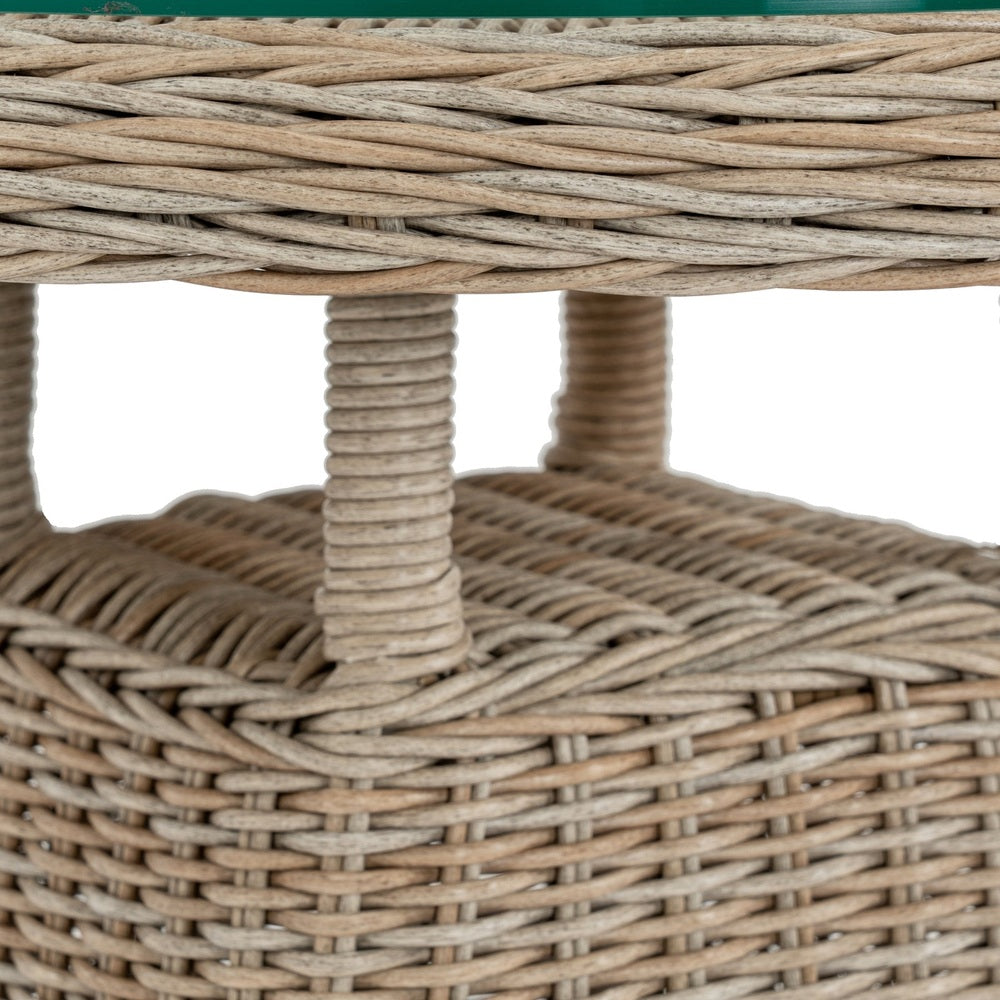 Amalfi Outdoor Wooden Top Bistro Table