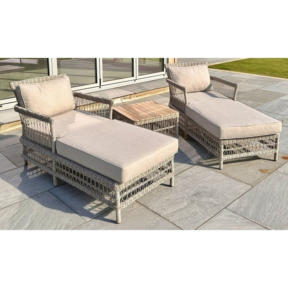 Provence Outdoor 2 Sun Lounger Set