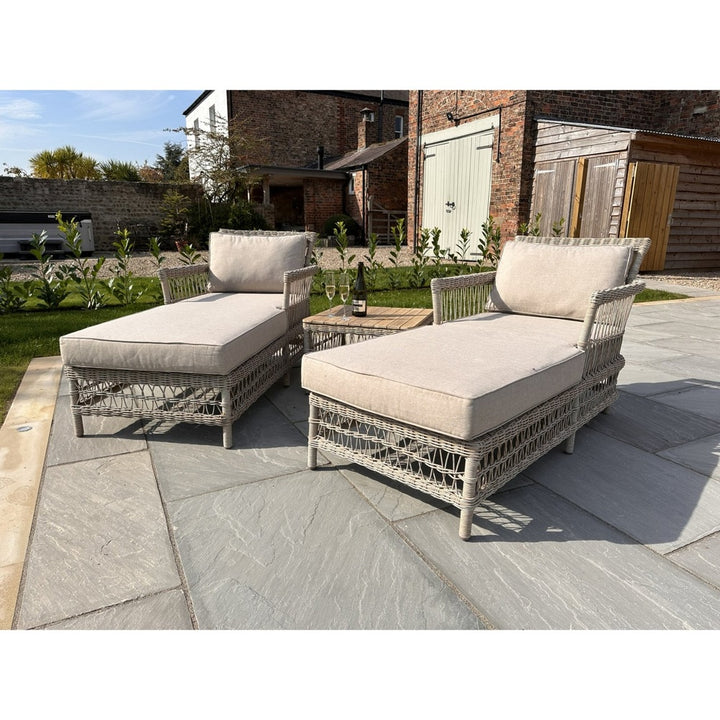 Provence Outdoor 2 Sun Lounger Set