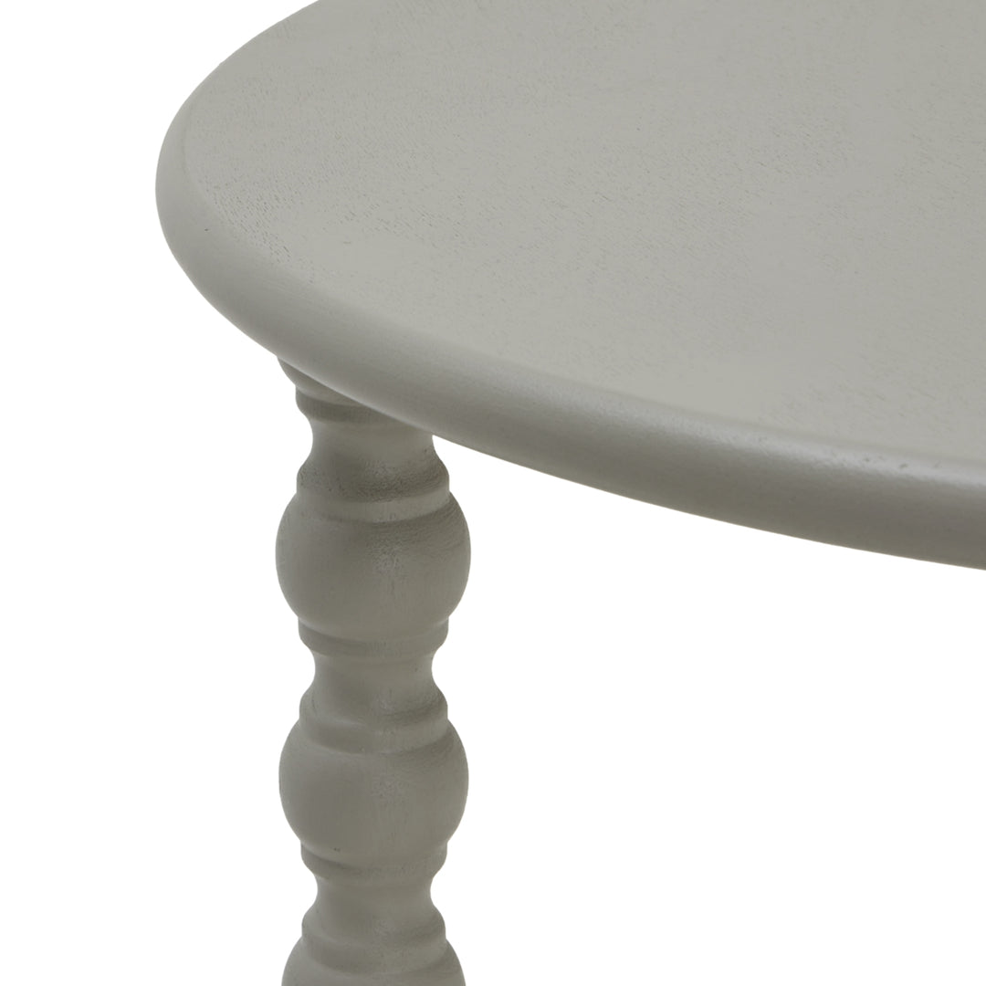 The Camden Collection Round Side Table - Grey Hill 2