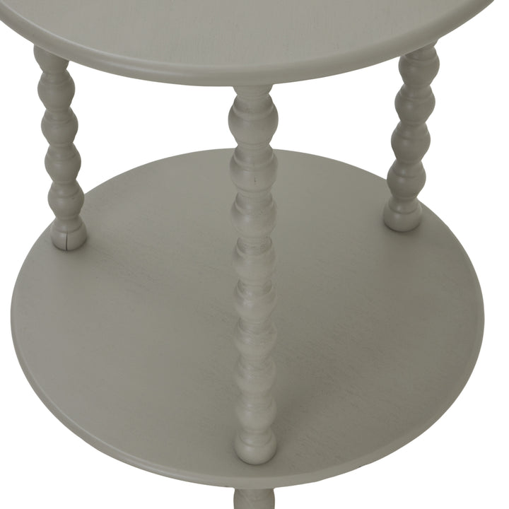 The Camden Collection Round Side Table - Grey Hill 3