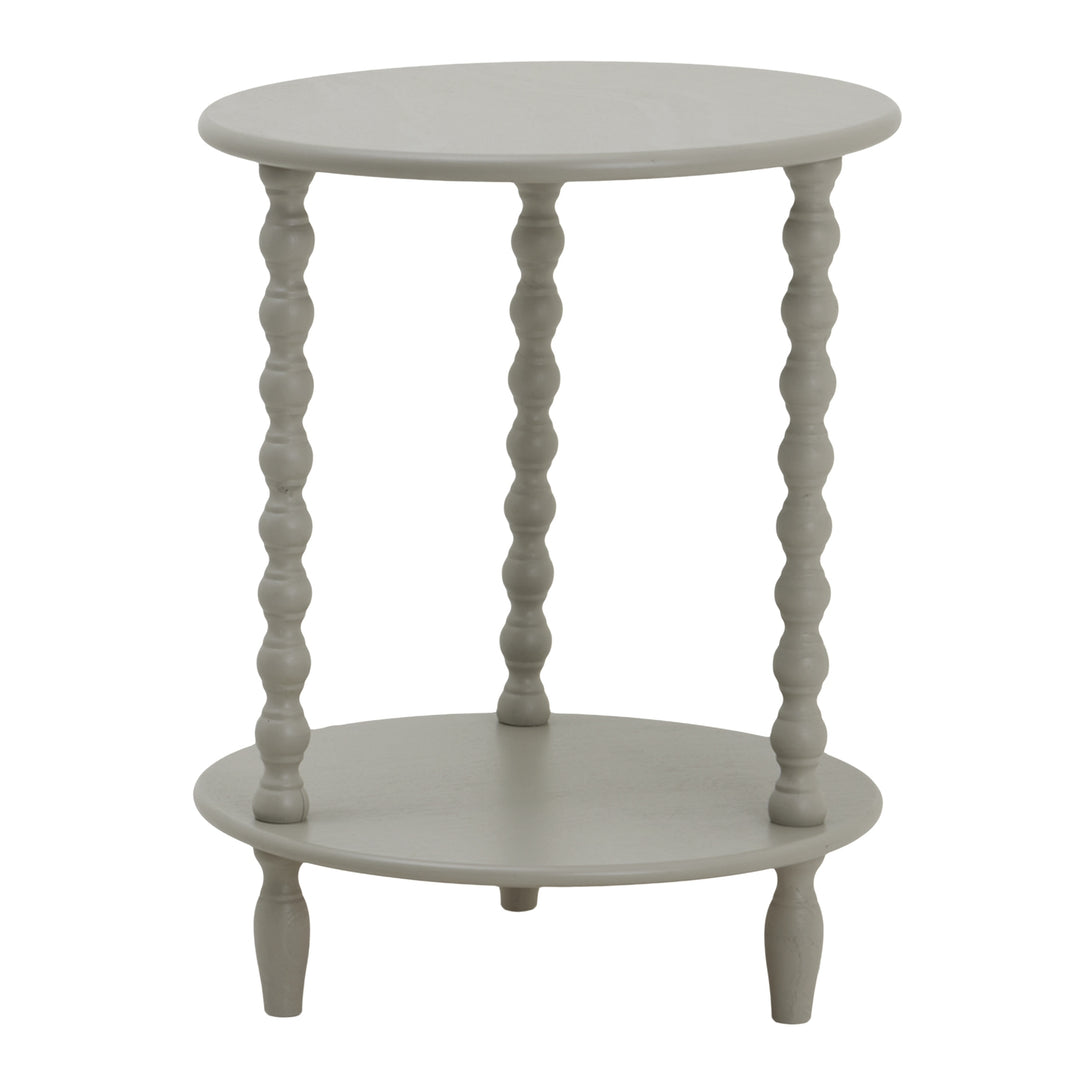 The Camden Collection Round Side Table - Grey Hill 1