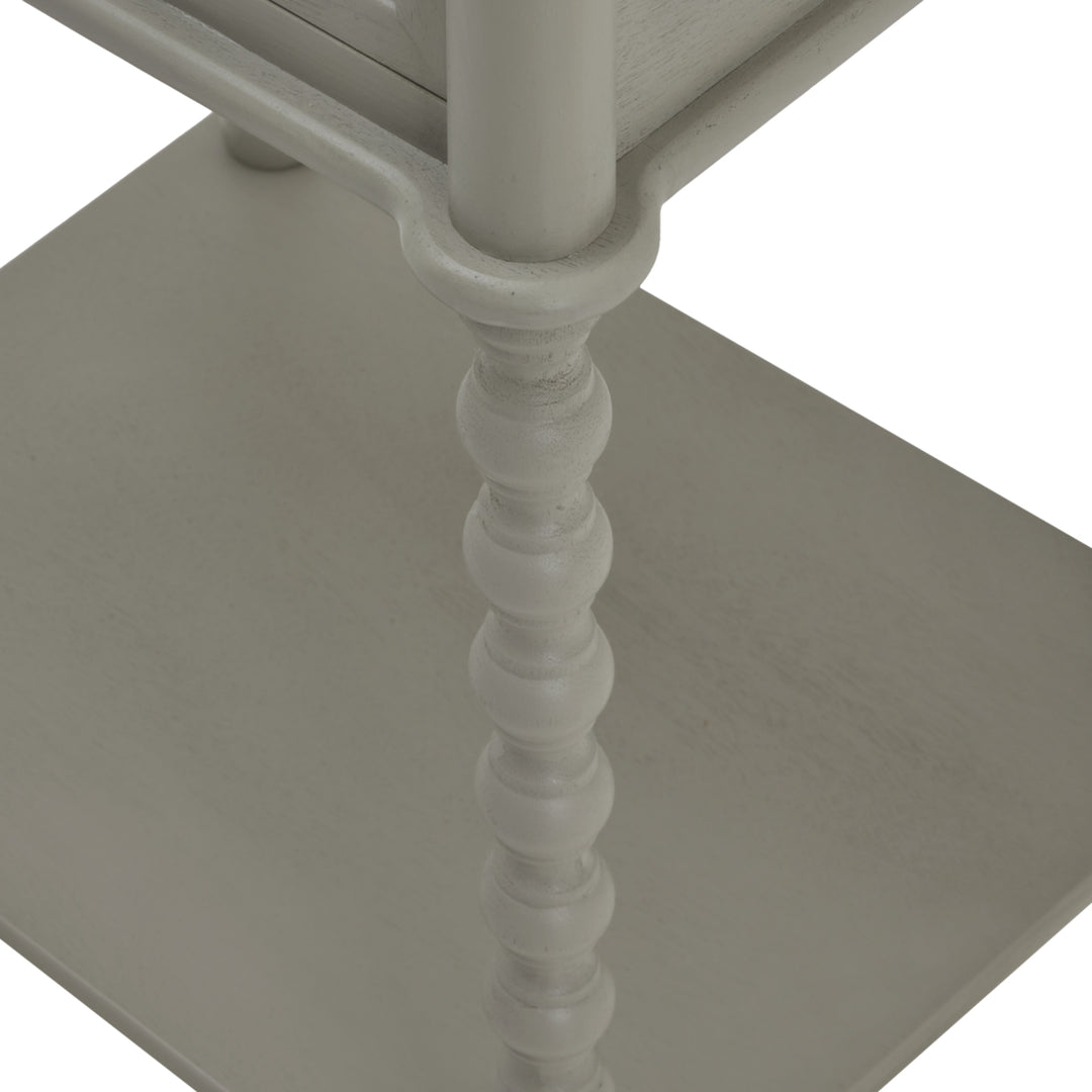 The Camden Collection 1 Drawer Side Table - Grey Hill 5