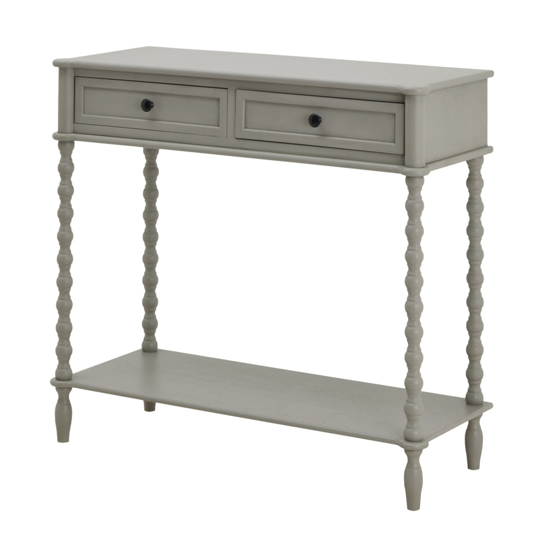 The Camden Collection 2 Drawer Console Table - Grey Hill 1