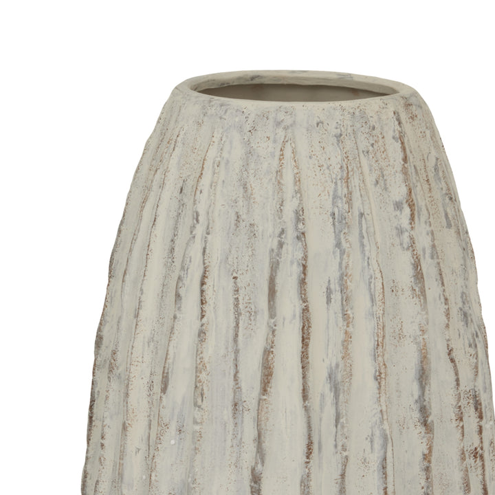 Lorenzo Tall Fin Vase - White Hill 2