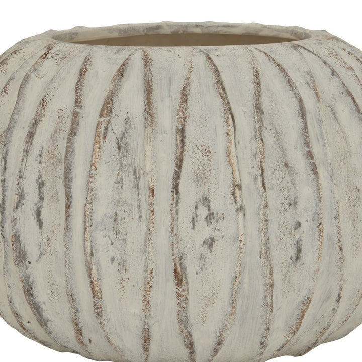 Lorenzo Rotund Fin Vase - White Hill 4