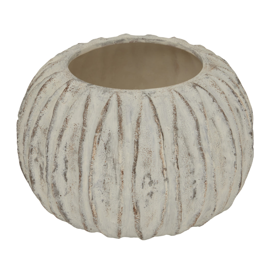 Lorenzo Rotund Fin Vase - White Hill 1