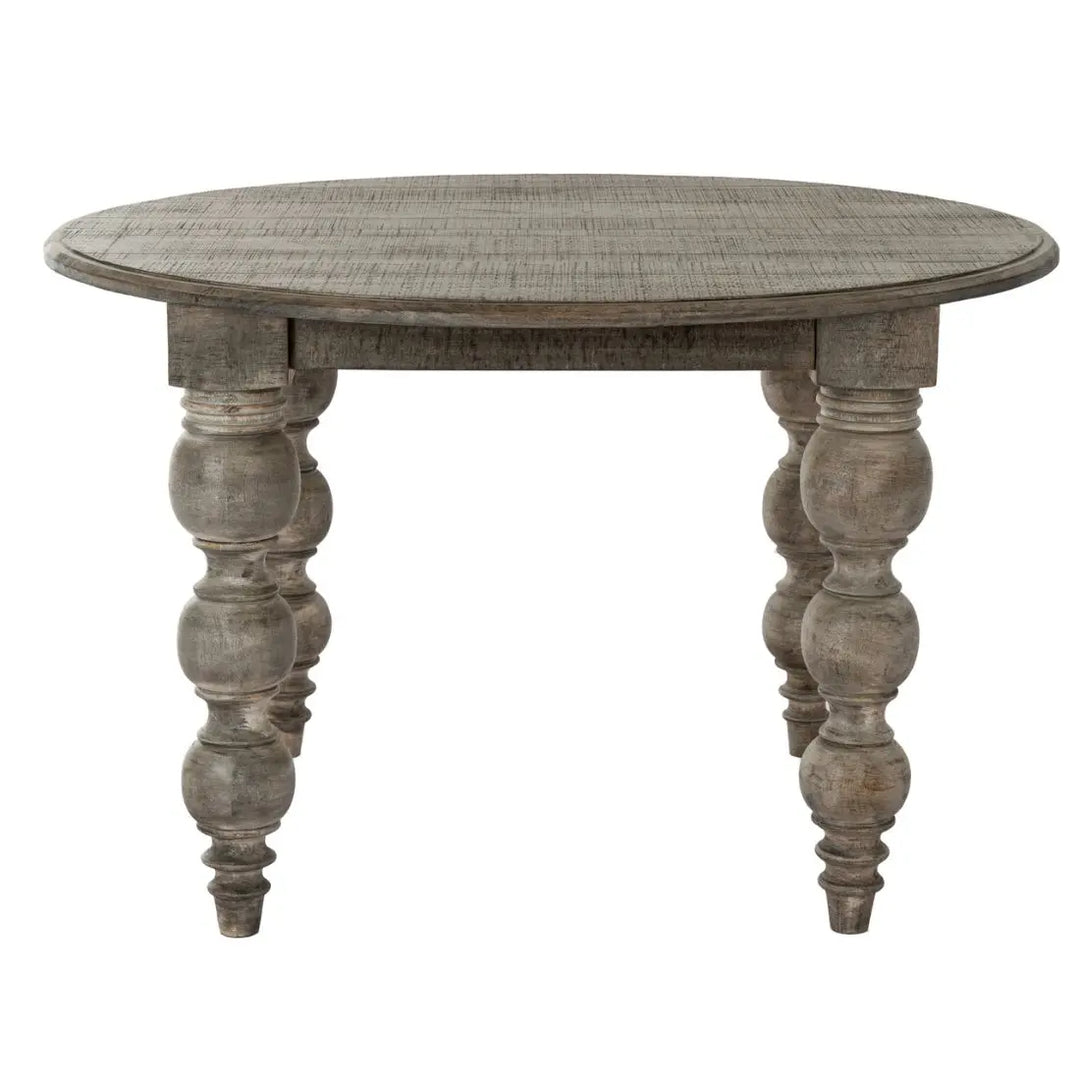 The Rutland Collection Round Dining Table - Brown