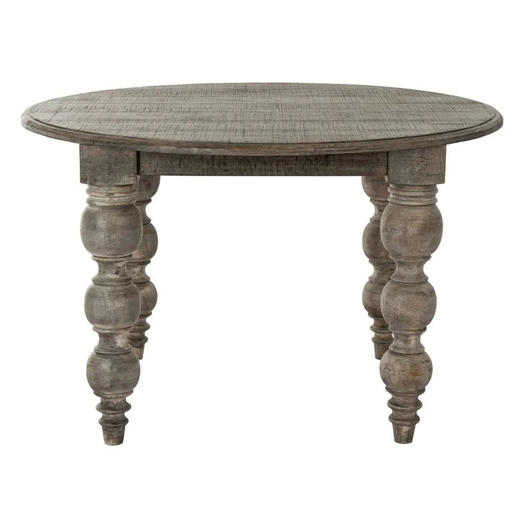 The Rutland Collection Round Dining Table - Brown