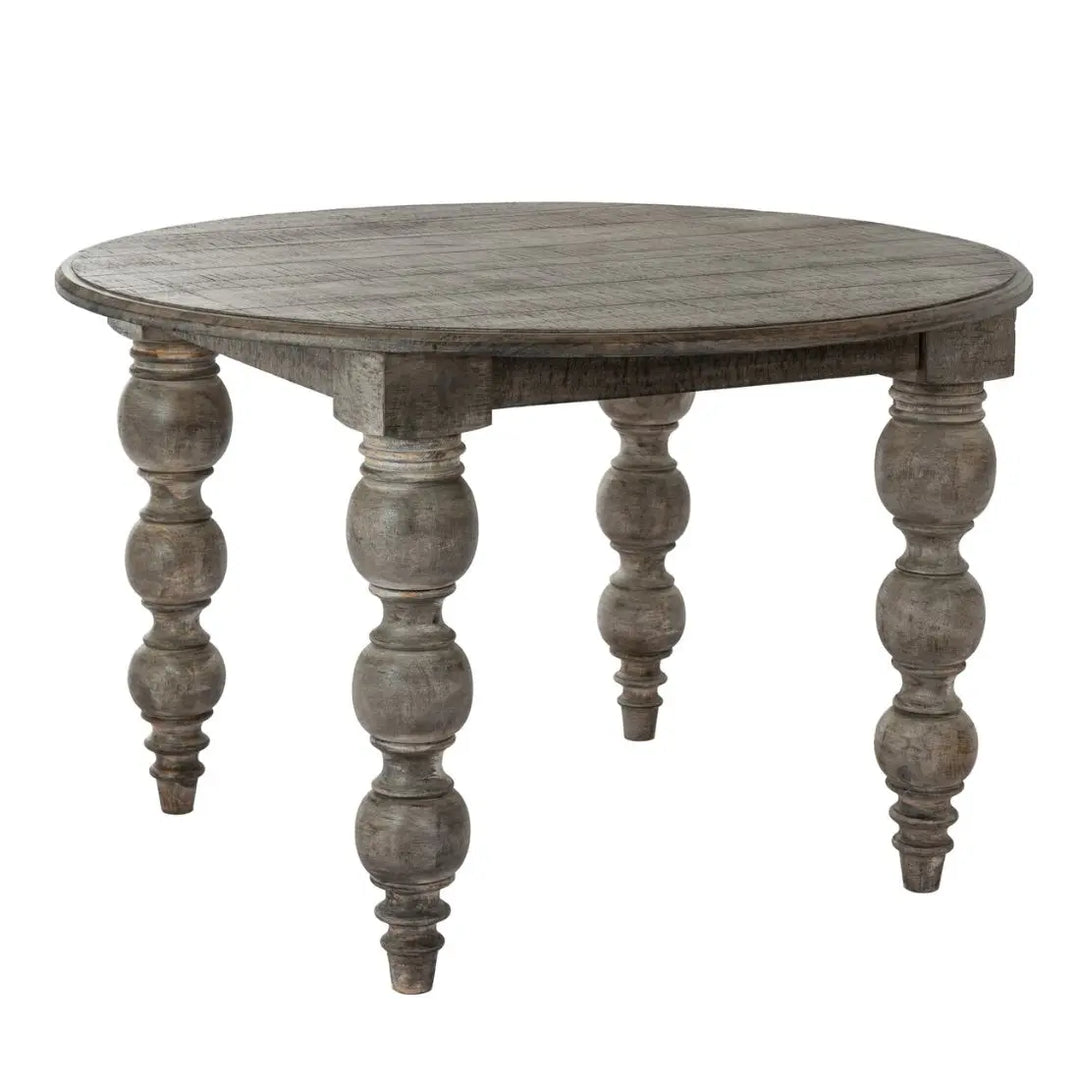 The Rutland Collection Round Dining Table - Brown
