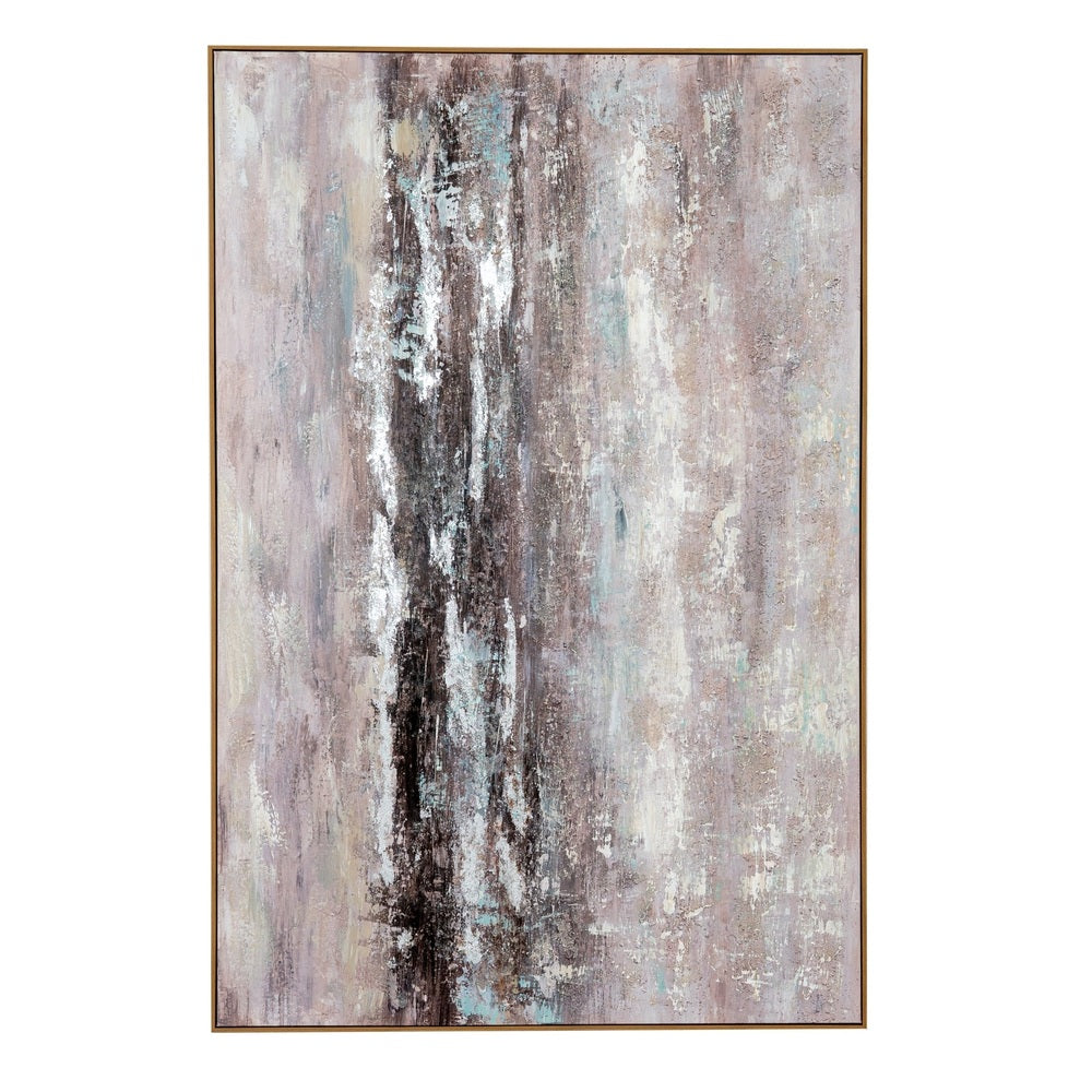 Traverse Hand Painted Framed Canvas