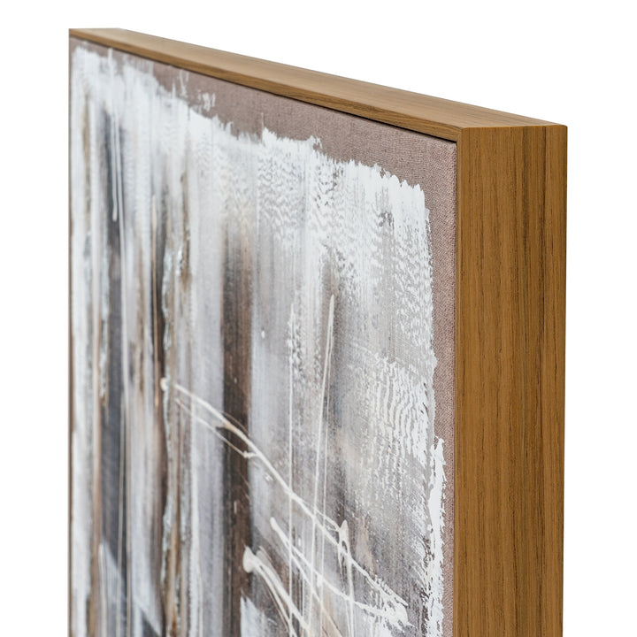 Outlook Hand Painted Framed Canvas