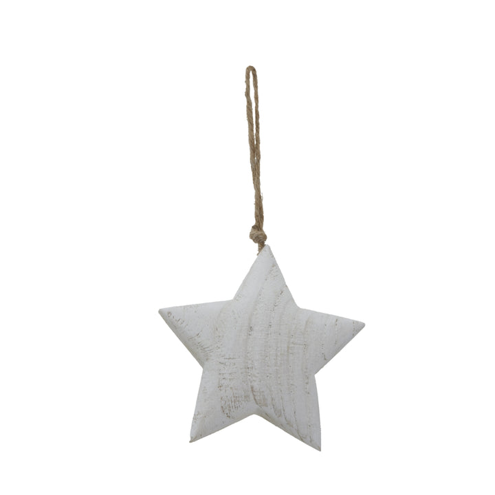 Whitewashed Wooden Rustic Hanging Star Hill 4