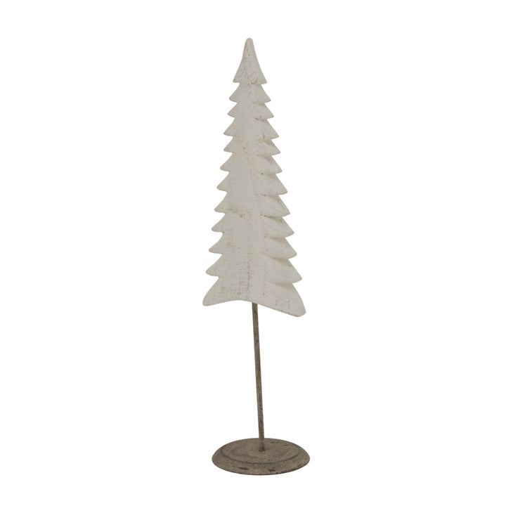 Whitewashed Wooden Christmas Tree Hill 12