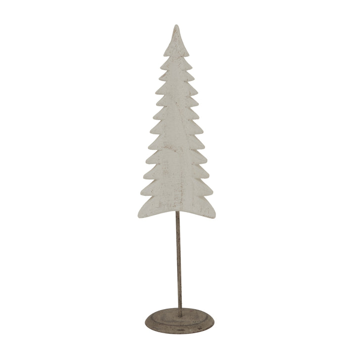 Whitewashed Wooden Christmas Tree Hill 11