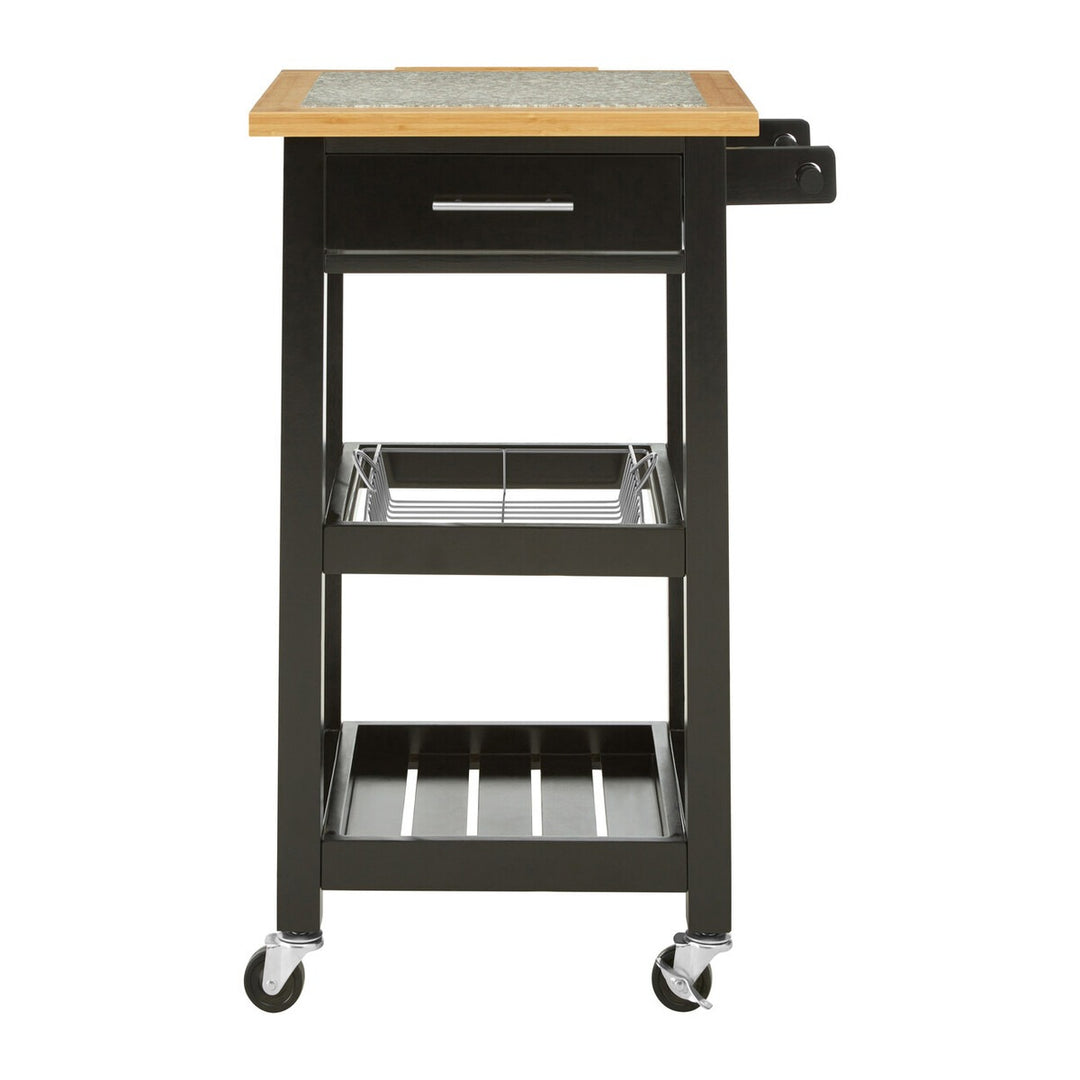Harlow Glenn Kitchen Trolley with Granite Top Premier 1
