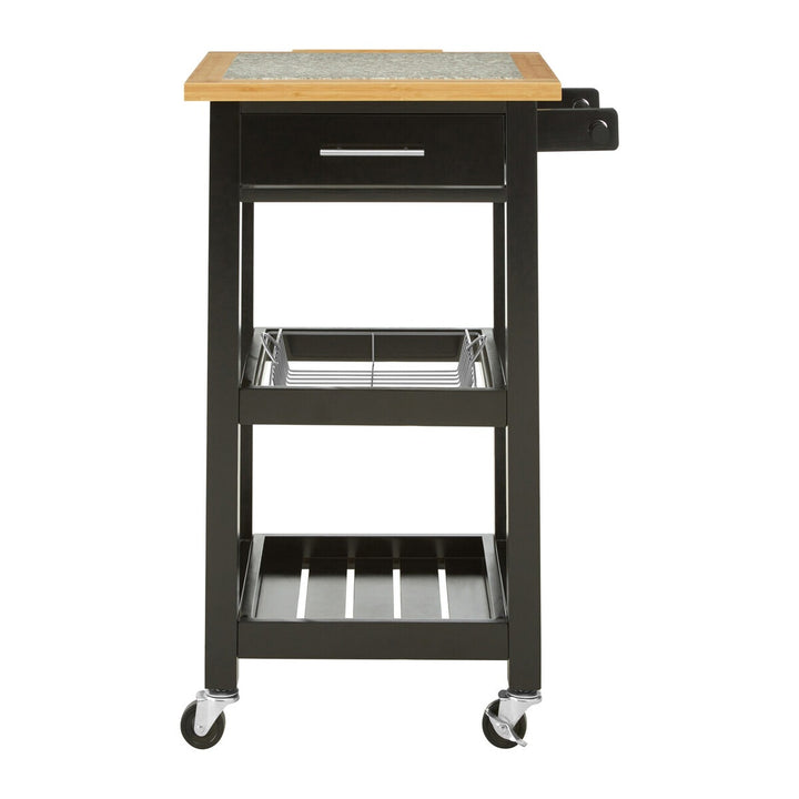 Harlow Glenn Kitchen Trolley with Granite Top Premier 1