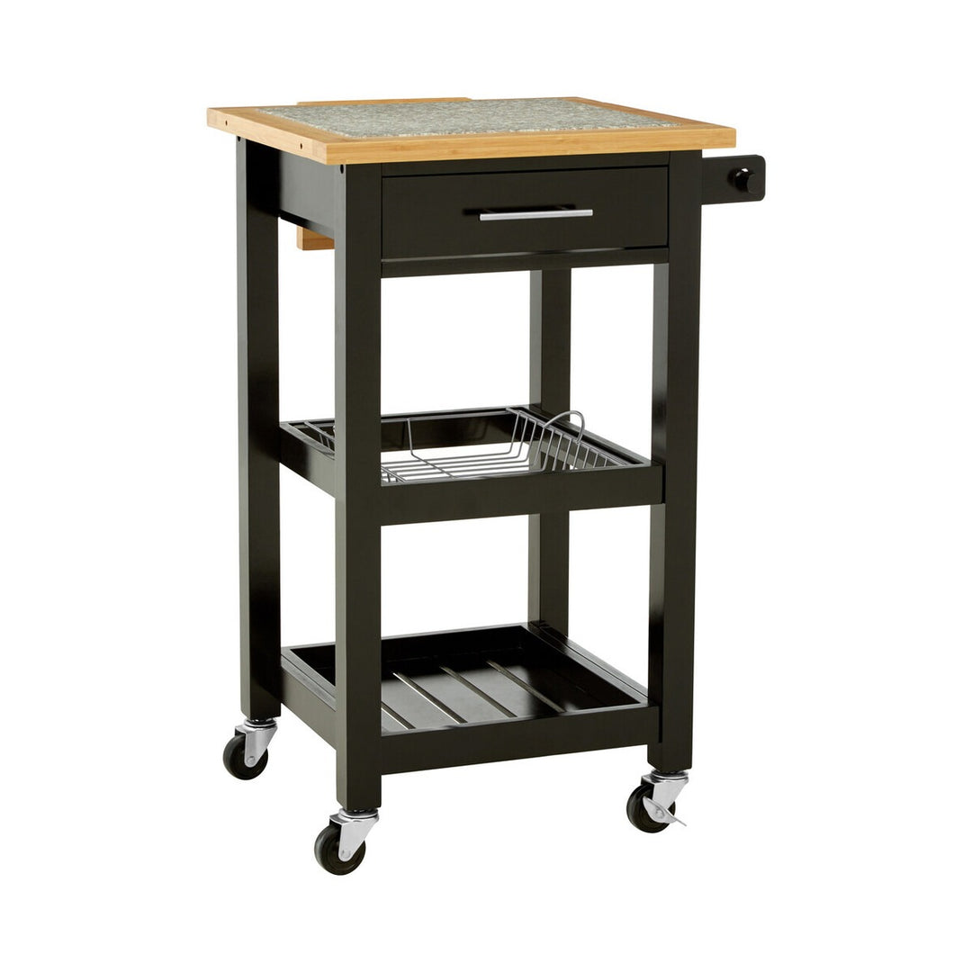 Harlow Glenn Kitchen Trolley with Granite Top Premier 3